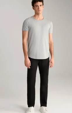 T-Shirt Cliff in Hellgrau