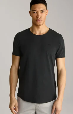 T-Shirt Cliff in Schwarz