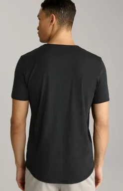 T-Shirt Cliff in Schwarz