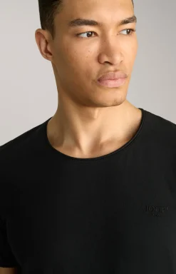 T-Shirt Cliff in Schwarz