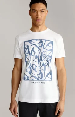 T-Shirt Cyrill in Weiß