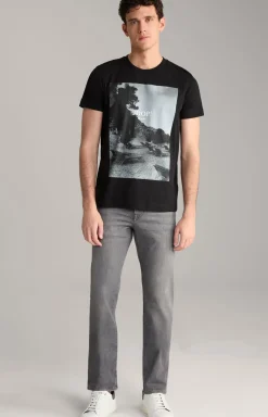 T-Shirt Dario in Schwarz