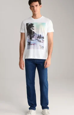 T-Shirt Dario in Weiß