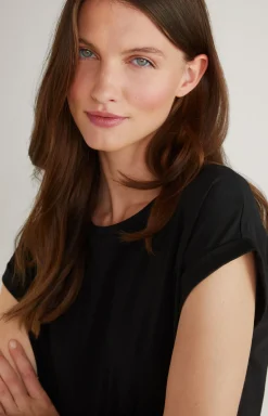 T-Shirt Tally in Schwarz