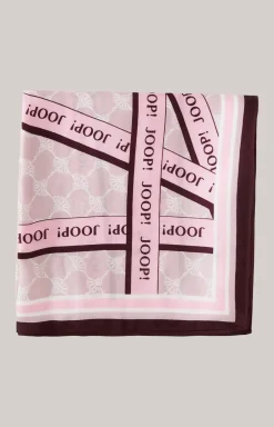 Tuch in Rosa gemustert