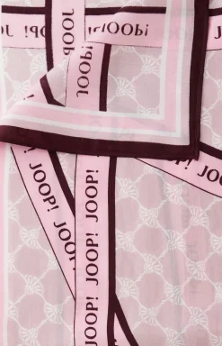 Tuch in Rosa gemustert