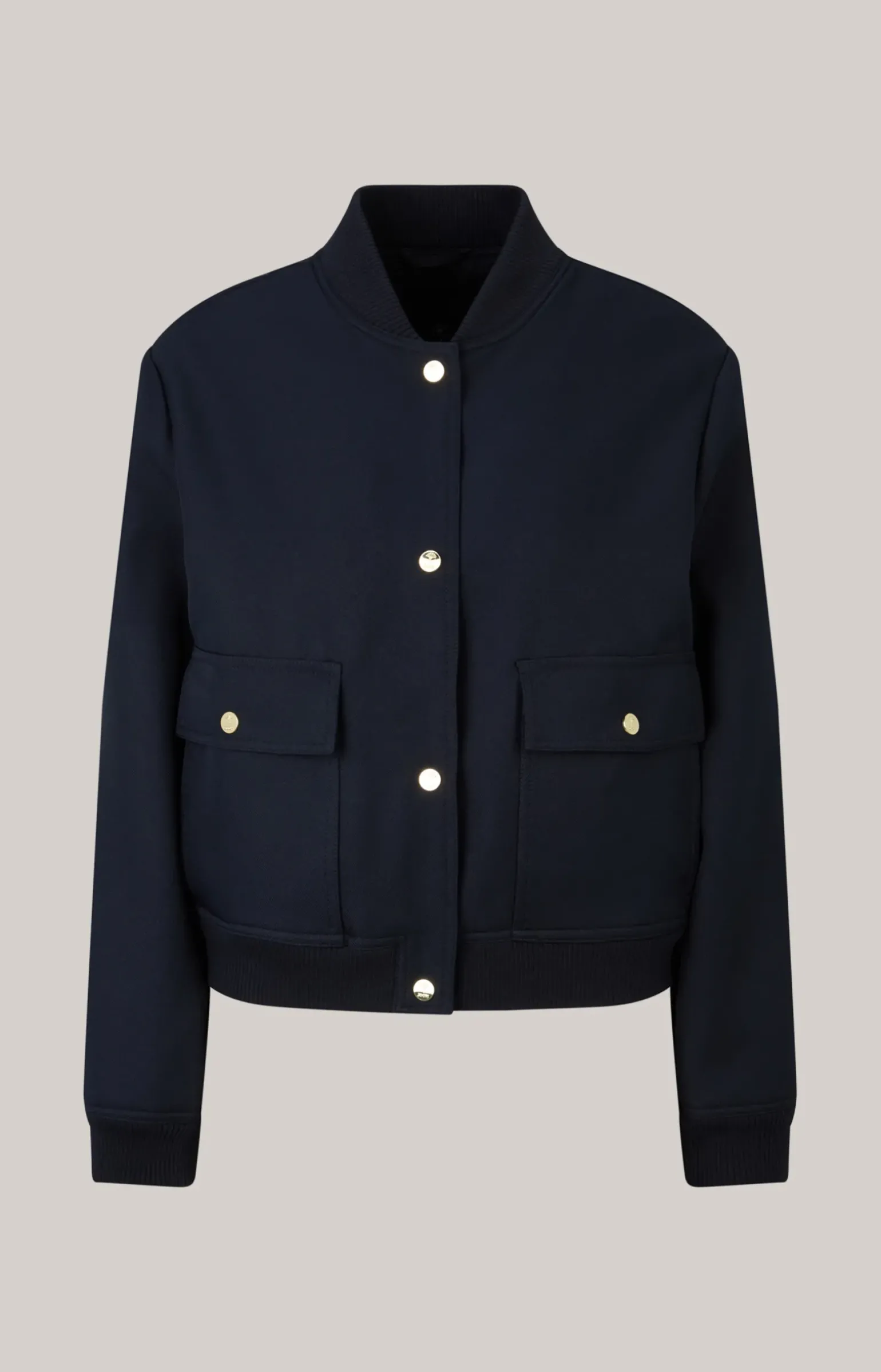 Twill-Jacke in Navy