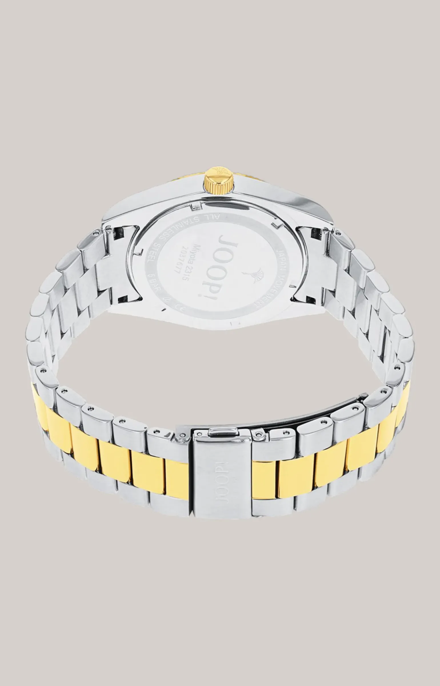 Unisex-Armbanduhr in Silber/Gold