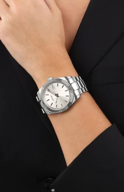 Unisex-Armbanduhr in Silber