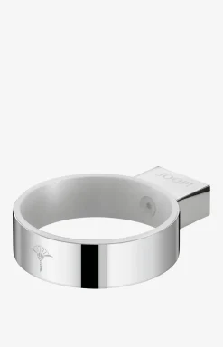 Wandhalterung für Haartrockner in Weiß