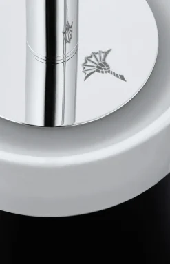 WC-Bürsten-Kombination Chromeline Black in matt Schwarz