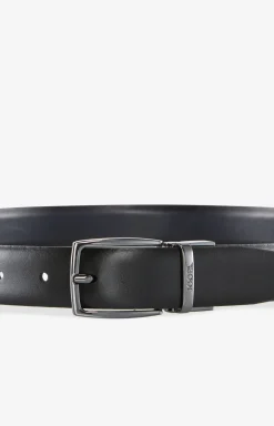 Wendegürtel in Schwarz/Dunkelblau