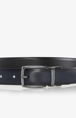 Wendegürtel in Schwarz/Dunkelblau