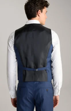 Weste Wackno in Navy strukturiert