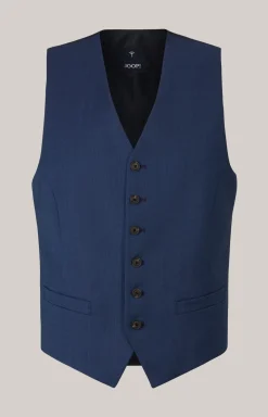 Weste Wackno in Navy strukturiert