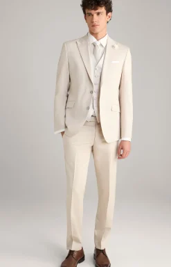 Weste Weazer in Creme gemustert