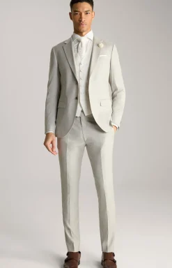 Weste Weazer in Creme gemustert