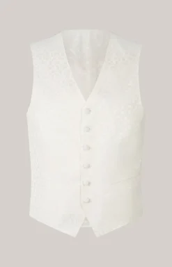 Weste Weazer in Creme gemustert