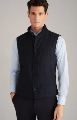 Weste Wermut in Dunkelblau