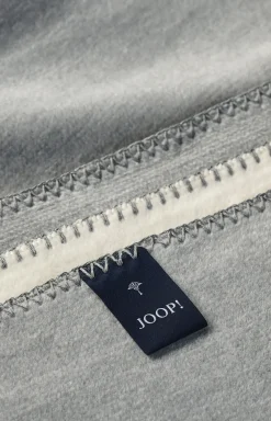 Wohndecke JOOP! MELANGE-DOUBLEFACE in Natur-Silber