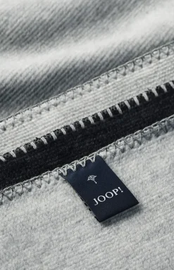 Wohndecke JOOP! MELANGE-DOUBLEFACE in Anthrazit-Silber