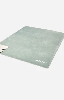 Wohndecke JOOP! MELANGE-DOUBLEFACE in Jade-Natur