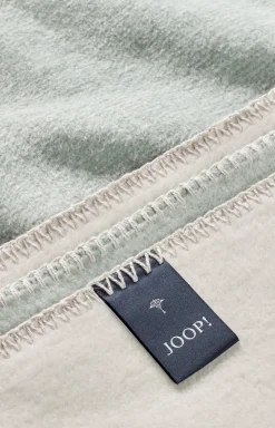 Wohndecke JOOP! MELANGE-DOUBLEFACE in Jade-Natur