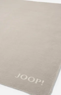 Wohndecke JOOP! UNI-DOUBLEFACE in Sand-Creme