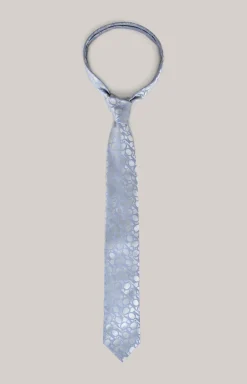 Wool-Mix Krawatte in Blaugrau