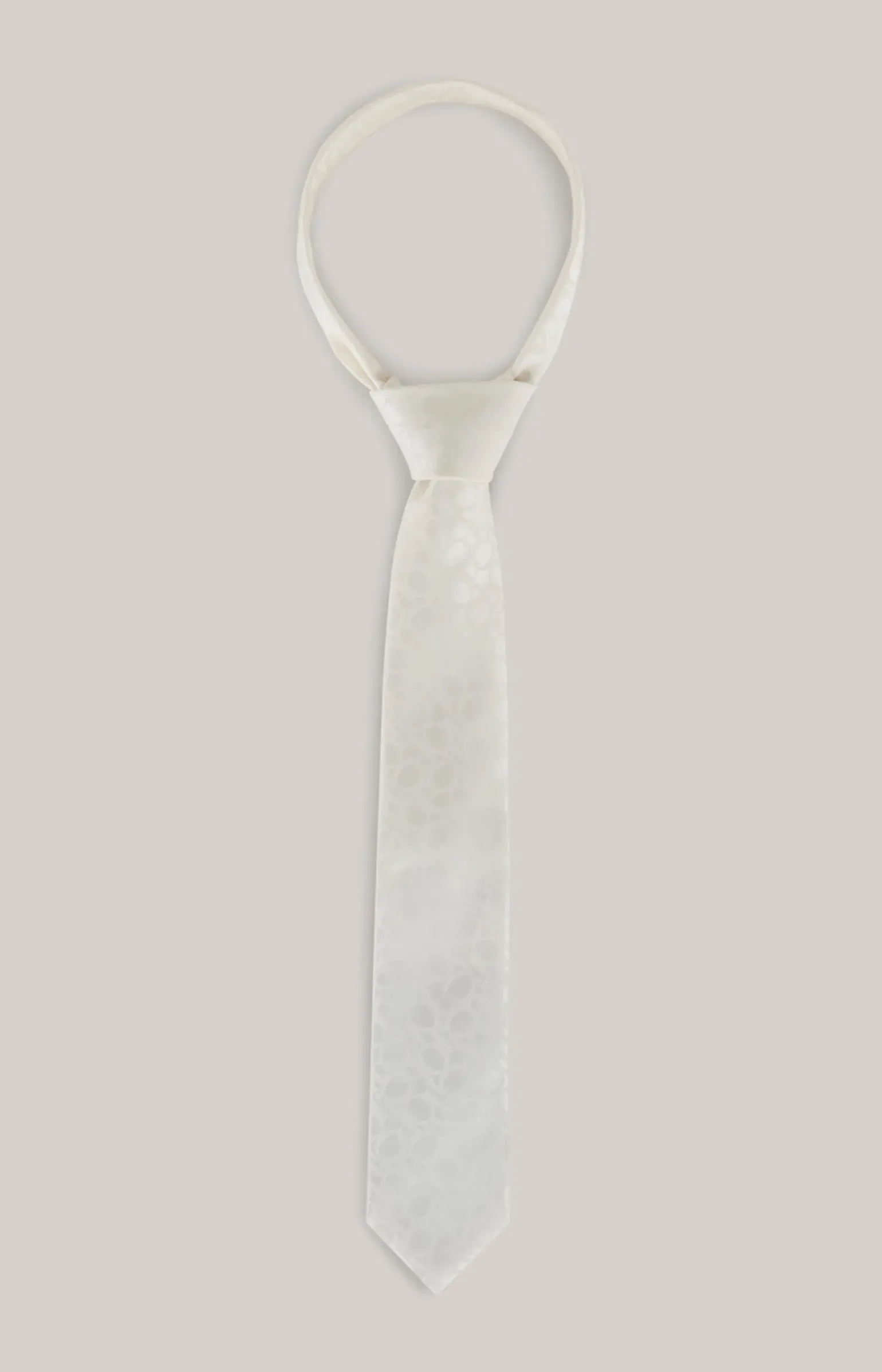 Wool-Mix Krawatte in Offwhite