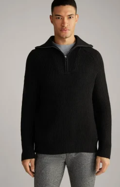 Wool-Mix-Pullover Brunor in Schwarz