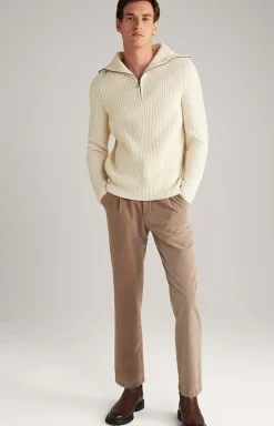 Wool-Mix-Pullover Brunor in Offwhite
