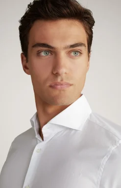 X-Long Hemd Pai in Weiß, mit extralangen Ärmeln